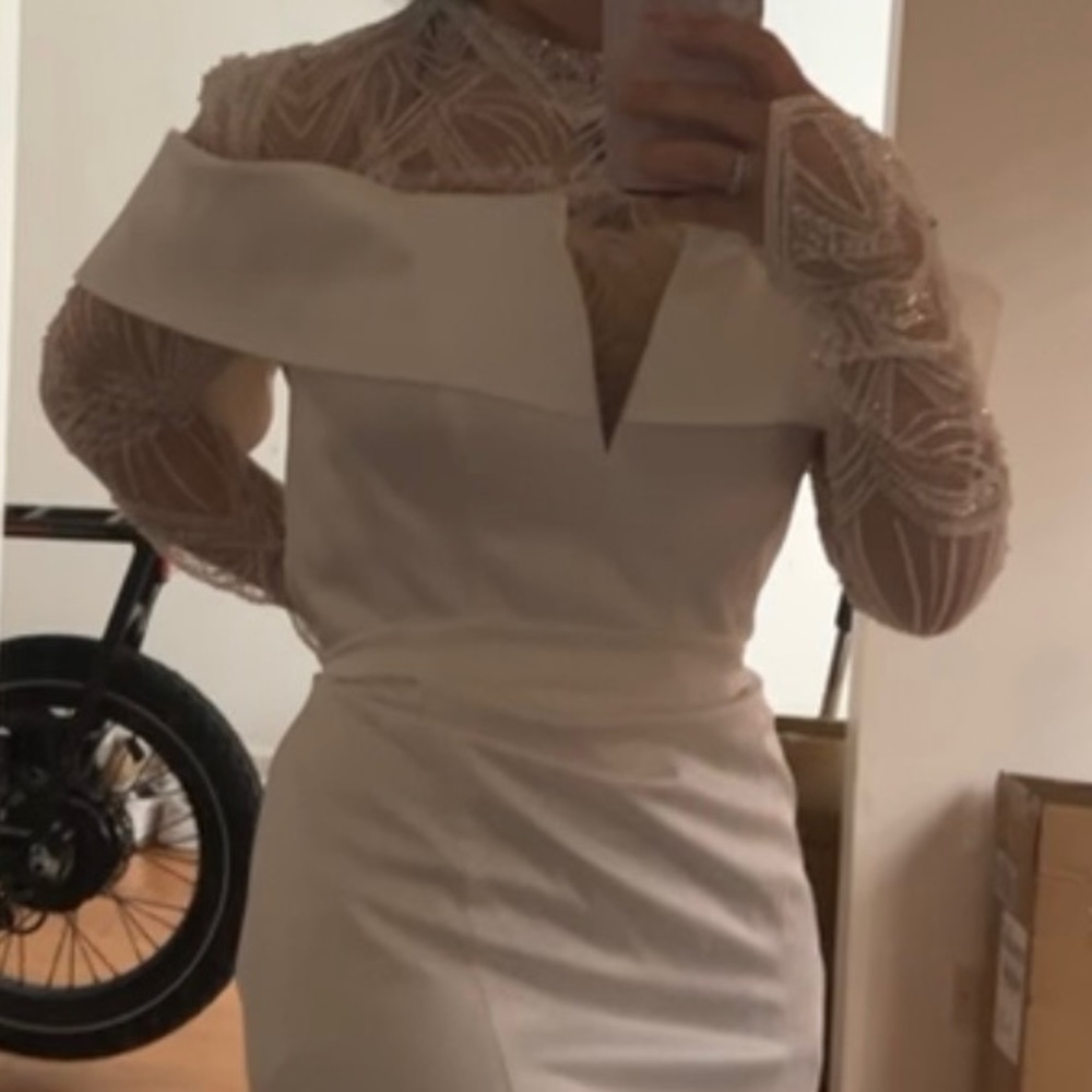 Eva Lendel Amani Bridal Bolero for Wedding Dress Contemporary 1920s Flapper Glam - Picture 14 of 16